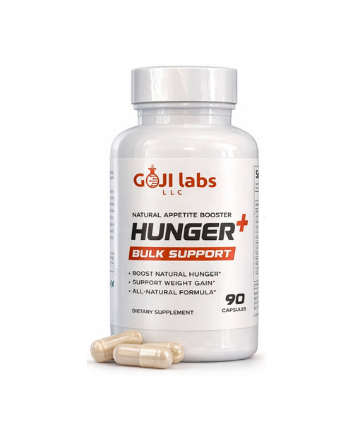 Hunger+ Appetite Booster  - Weight Gain Support for Women & Men - Powerful Mass Gainer
